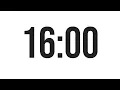 16 MINUTE TIMER - COUNTDOWN TIMER MINIMAL