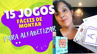 Dicas para montar jogos de alfabetização