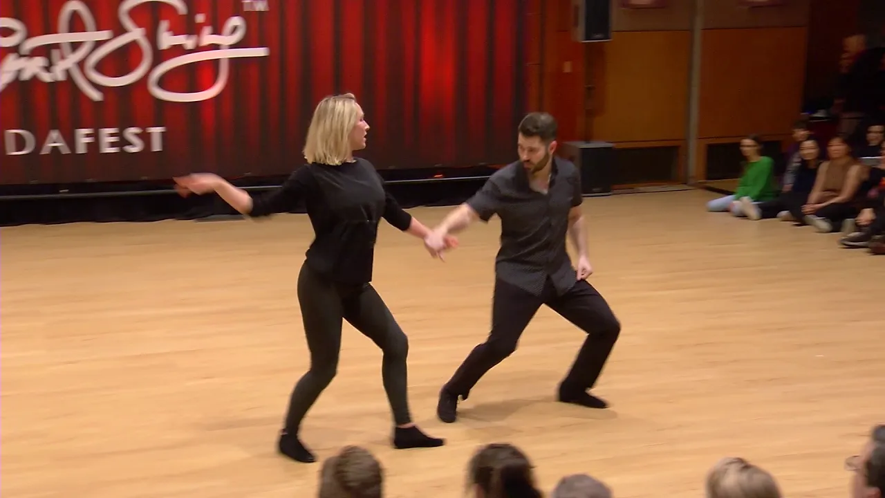 Improv West Coast Swing Dance - Ben Morris & Victoria Henk - Budafest 2020 Pro Show