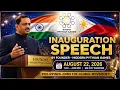 Philippines Makes History Bijender Goel Founder s Message at Opening Ceremony