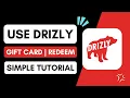 How to Use Drizly Gift Card Redeem