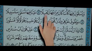 سورة الإنسان 17 20 