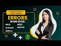 Mastering Excel A Complete Guide to Fixing Common Errors