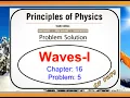 Chapter 16 - Waves I