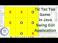 Tic Tac Toe Game in Java Swing With Eclipse IDE