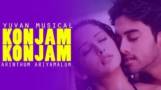 konjam konjam song arinthum ariyamalum arya navdeep yuvan shankar raja mass audios
