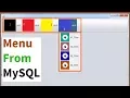 Java - How To Create A Menu From MySQL DataBase In Java NetBeans with source code