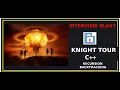Knight Tour in Chess Board C Recursion and BackTracking