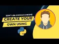 Web Browser Using Python Pyqt5 with Source Code