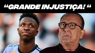 GALVÃO COMENTA BOLA DE OURO: “ESTOU TRISTE. INJUSTIÇA! VINI JÚNIOR É O CARA!!"