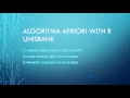 Algoritma Apriori With R UNISBANK