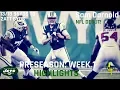 Sam Darnold Preseason Week 1 Highlights NFL Debut 08 10 2018