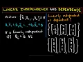 Linear Independence and Linear Dependence Ex 1