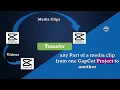 Download Lagu Share and export video section within several Capcut projects - PC