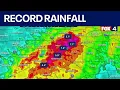 Dallas weather Record rainfall totals in North Texas