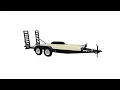 Carry-On Treated Lumber Utility Trailer 7-ft x 18-ft