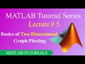 Lecture 5 Basics of Graph Plotting in MATLAB MATLAB Tutorials