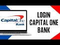 How To Login Capital One Online Banking Full Guide