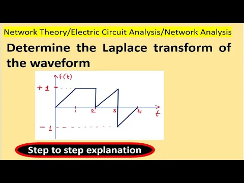 Download MP3 Laplace transform of given waveform