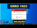 Como Resolver Erro 1603 do Java - UNICA FORMA QUE FUNCIONA