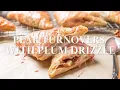 Pear Turnovers with Plum Drizzle