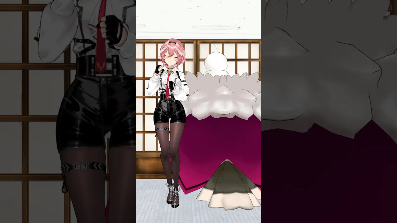 ちょうどいい音がすると思ったらがんもでした！大好きなきぐるみ母さん様オマージュ第二弾です✨ #ひみつのおしごと #shorts #hololive #ホロライブ #きぐるみ母さん