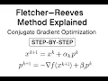 Fletcher Reeves Method Explained Conjugate Gradient Optimization Step-by-Step lakichand99