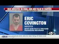 Logan Co man arrested on drug gun and false ID charges