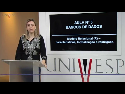 Bancos de Dados  Aula 05   Modelo Relacional (R)    caracter sticas, formaliza o e restri es