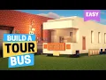 Minecraft How to Build a Tour Bus Easy Tutorial No Commentary