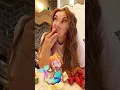 JENNY becomes a MERMAiD mermom delivers mermaid treats to the hungry mermaid birt ay girl