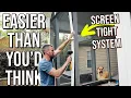 DIY Porch Screen Replacement with Screen Tight System