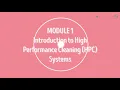 UbuntuIQ Introduction to High Performance Cleaning Systems HPC Module 1