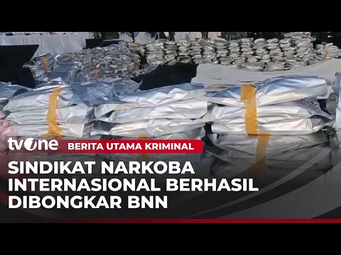 BNN Bongkar Sindikat Jaringan Narkoba Internasional, 3,37 Ton Narkotika Diamankan