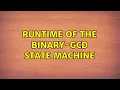 Runtime of the binary-GCD state machine