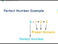 What is a Perfect Number and WAP in python in telugu