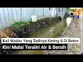 Download Lagu kali wadas yang tadinya kering mampet di beton, kini mulai mengalir lancar \u0026 bersih dari sampah