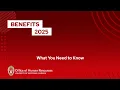 Benefits 2025 What You Need to Know