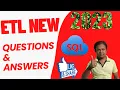 New Latest Informatica ETL Testing SQL Oracle Interview Real Time Questions and Answers