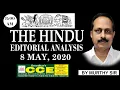 The Hindu Editorial Analysis by Murthy Sir 8 May 2020 English Vocabulary Today