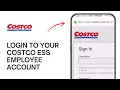 How to Login to Your Costco ESS Employee Account