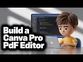 Build a Canva Pro PDF Editor in Browser Using Mozilla PDF js PDF-LIB in Javascript