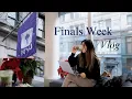 Finals Week at NYU Vlog office hours last day of classes winter in NYC