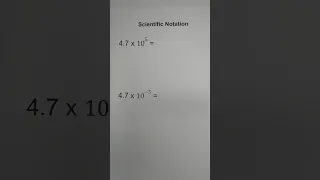 Scientific Notation