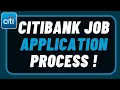 Citibank Job Application Process - How to Apply