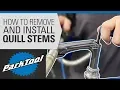 How to Replace a Bicycle Stem - Quill Stems