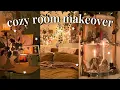 AESTHETIC ROOM MAKEOVER cozy bedroom transformation pinterest inspired cleaning vlog