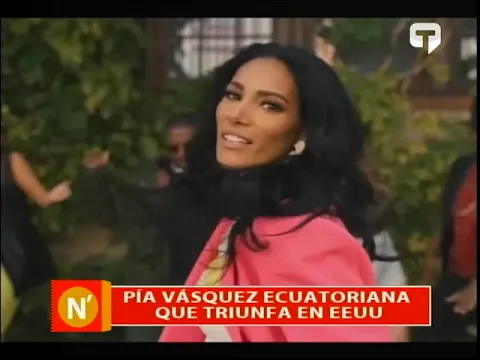 Pía Vásquez ecuatoriana que triunfa en EE.UU.