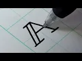 Beautiful hand lettering with a pen Alphabets Handwriting Calligraphy