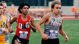 A FRESHMAN takes down a senior in the Texas State Class 3A 3 200m Final